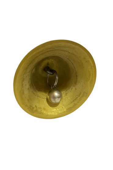 Vintage Solid Brass Hand Bell 8 cm - Gomix Brands Outlet