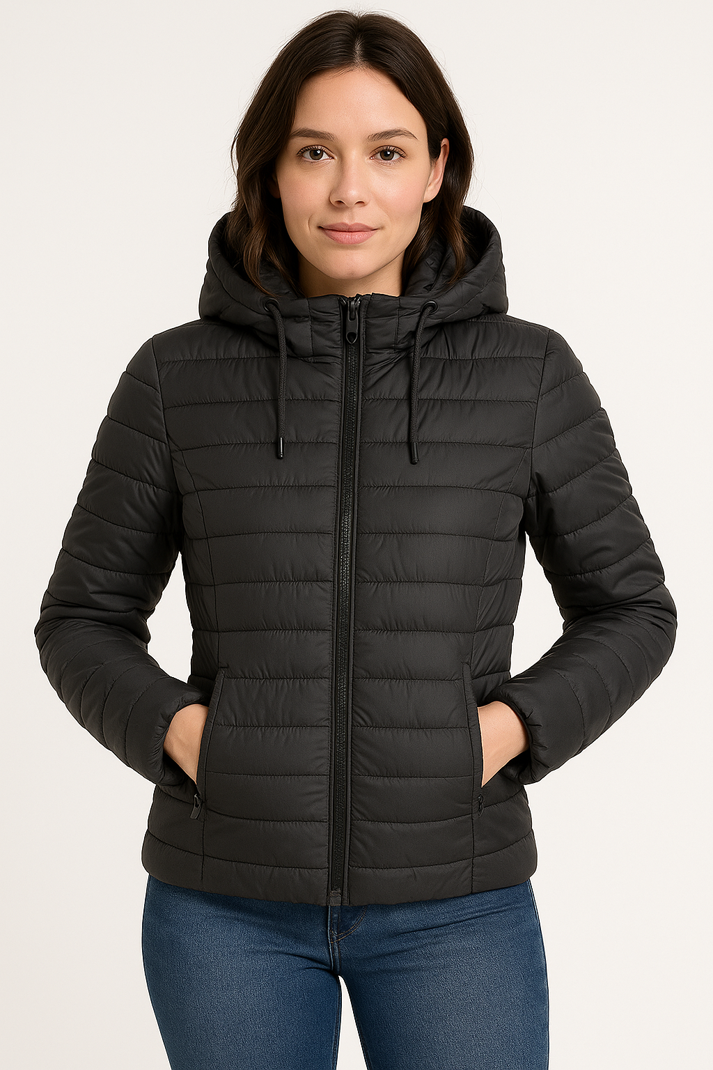 ONLY BLACK PUFFER JACKET