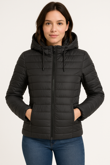 ONLY BLACK PUFFER JACKET
