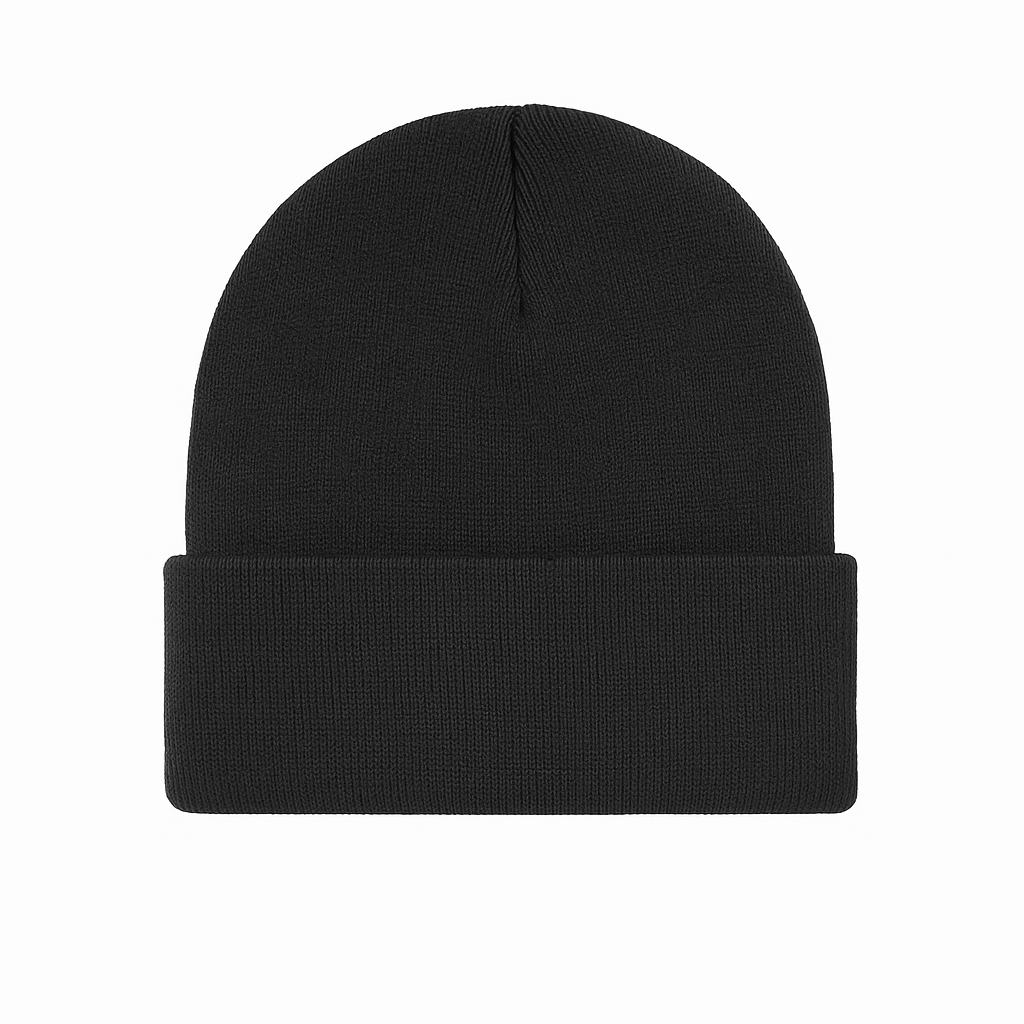 Black beanie hat