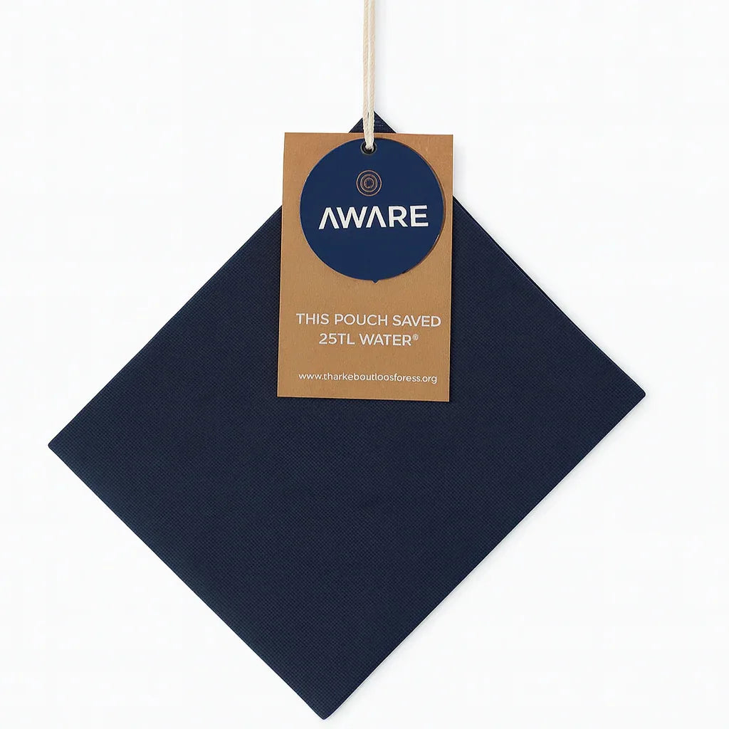 AWARE Recycled Cotton Zippered Pouch. - Gomix Brands Outlet