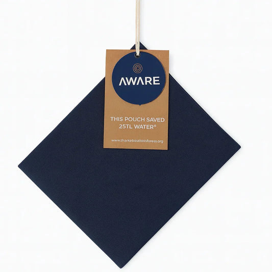 AWARE Recycled Cotton Zippered Pouch. - Gomix Brands Outlet