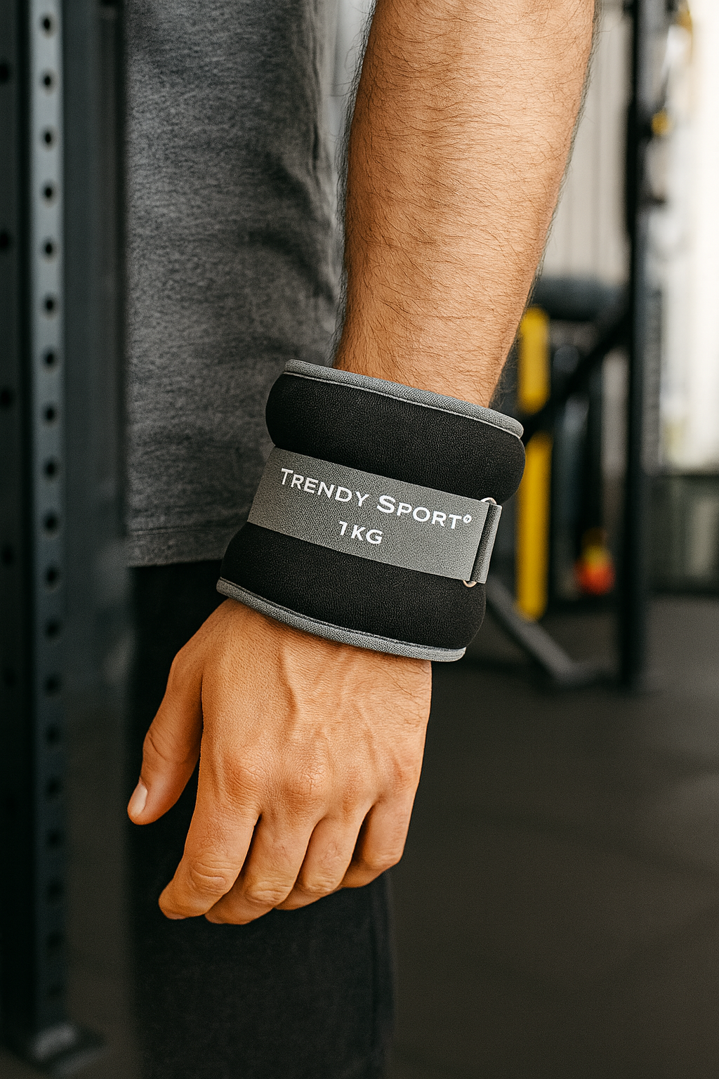 Adjustable Ankle Wrist Weight Cuff Strap for Fitness Training and Rehab 1KG