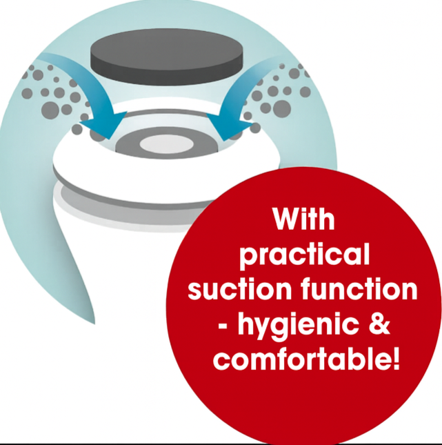 VITALmaxx Wireless Blade‑Free Portable Callus Remover with Suction