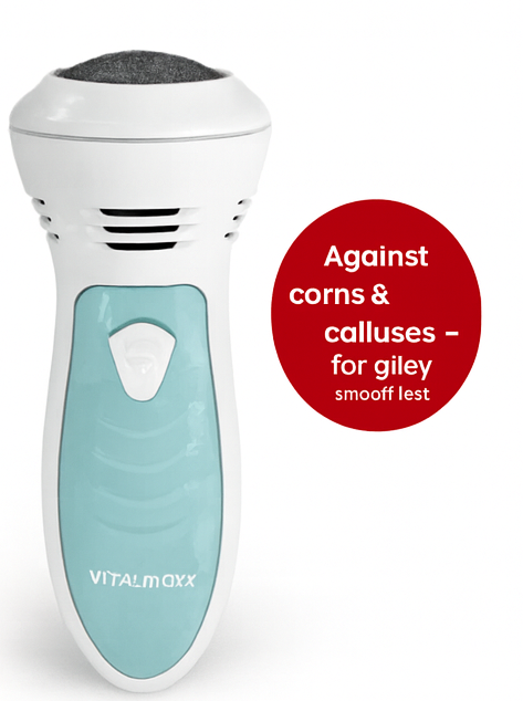 VITALmaxx Wireless Blade‑Free Portable Callus Remover with Suction