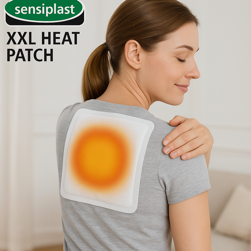 SENSIPLAST XXL Heat Patch for Lower Back Pain Relief