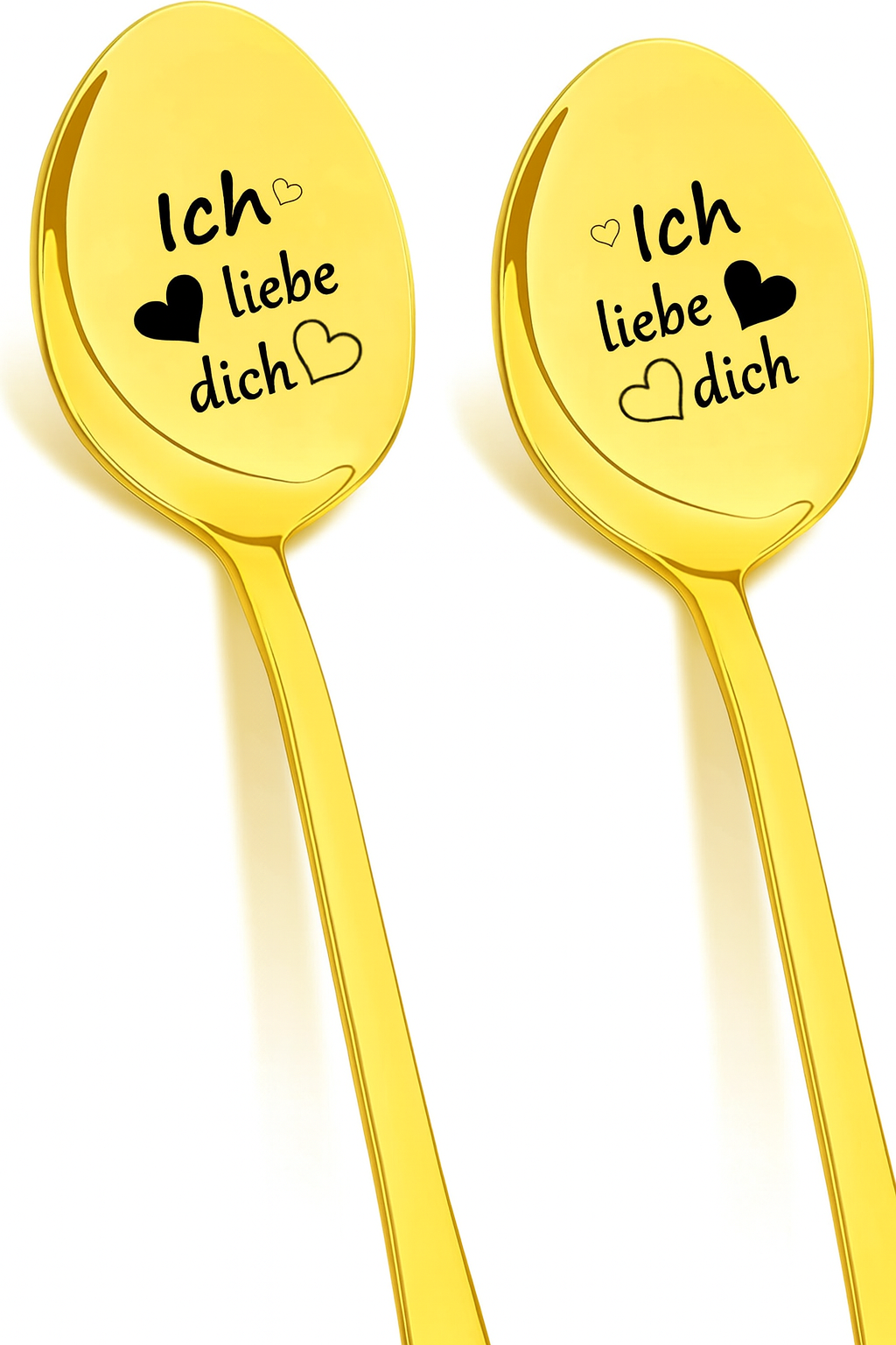 DIKARIYA Engraved 'I Love You' Stainless Spoon Set