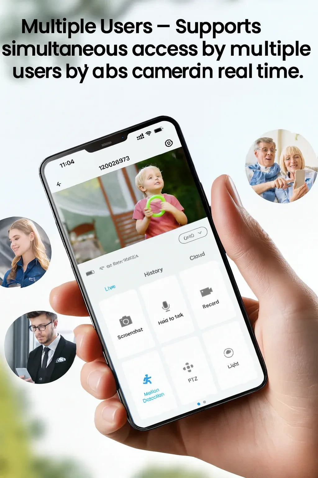 CZEview 2K Wireless Outdoor Camera with Magnetic Mount, 300° PTZ - Gomix Brands Outlet