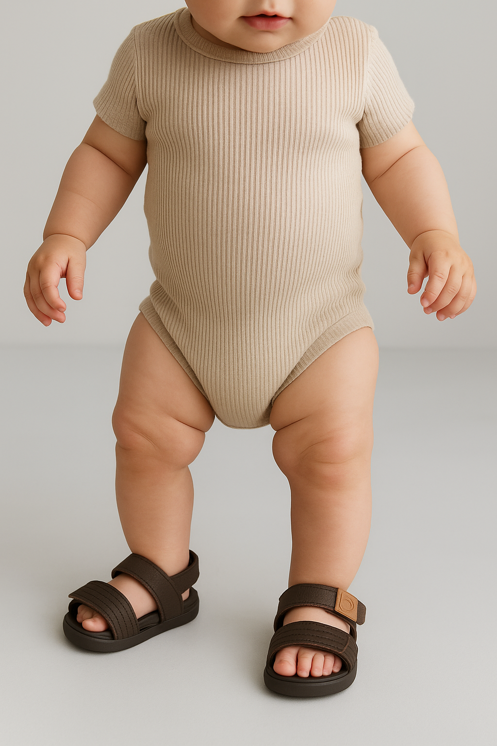 Cartago Dakar Brown Boys Sandal with Adjustable Velcro Straps.