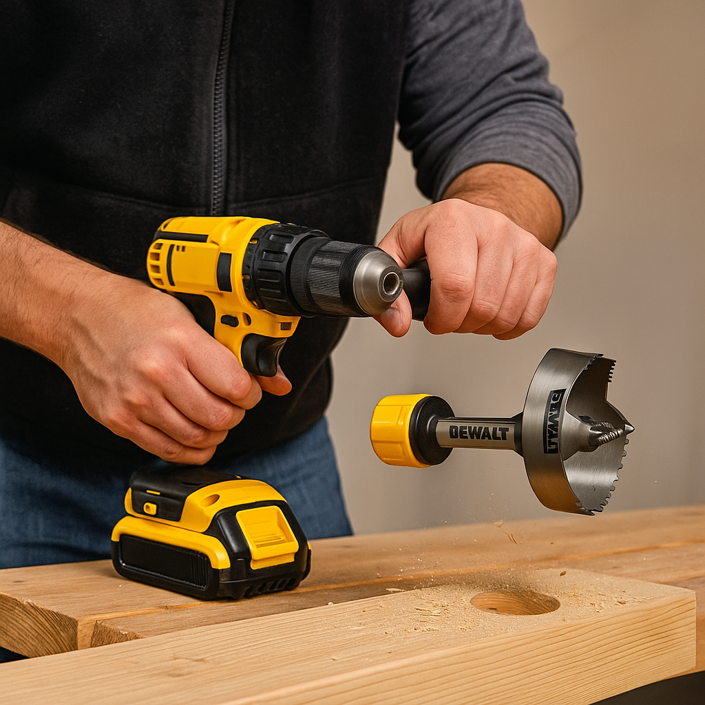 DEWALT EXTREME 117mm Self-Feed Forstner Wood Drill Bit for Hardwood Softwood