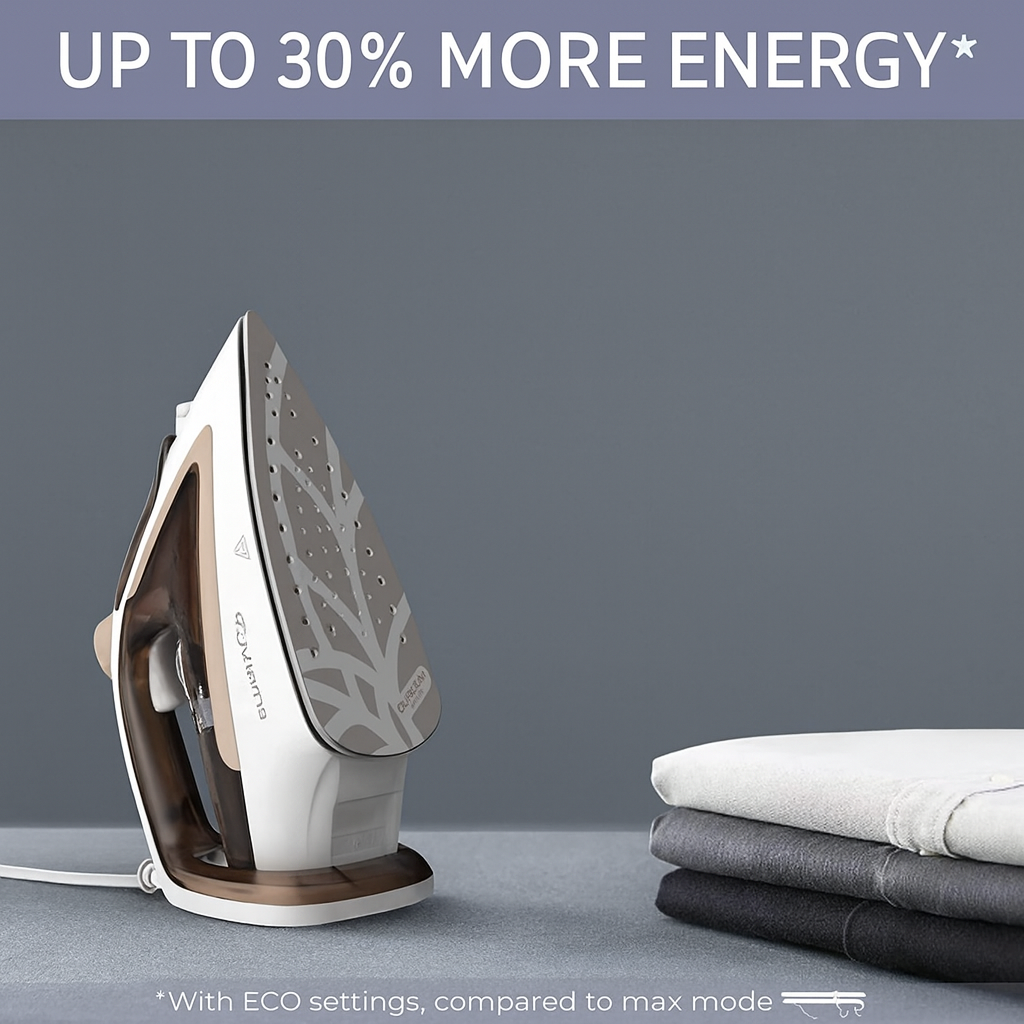 Calor Easygliss Eco Steam Iron 2800W Durable Durilium Soleplate