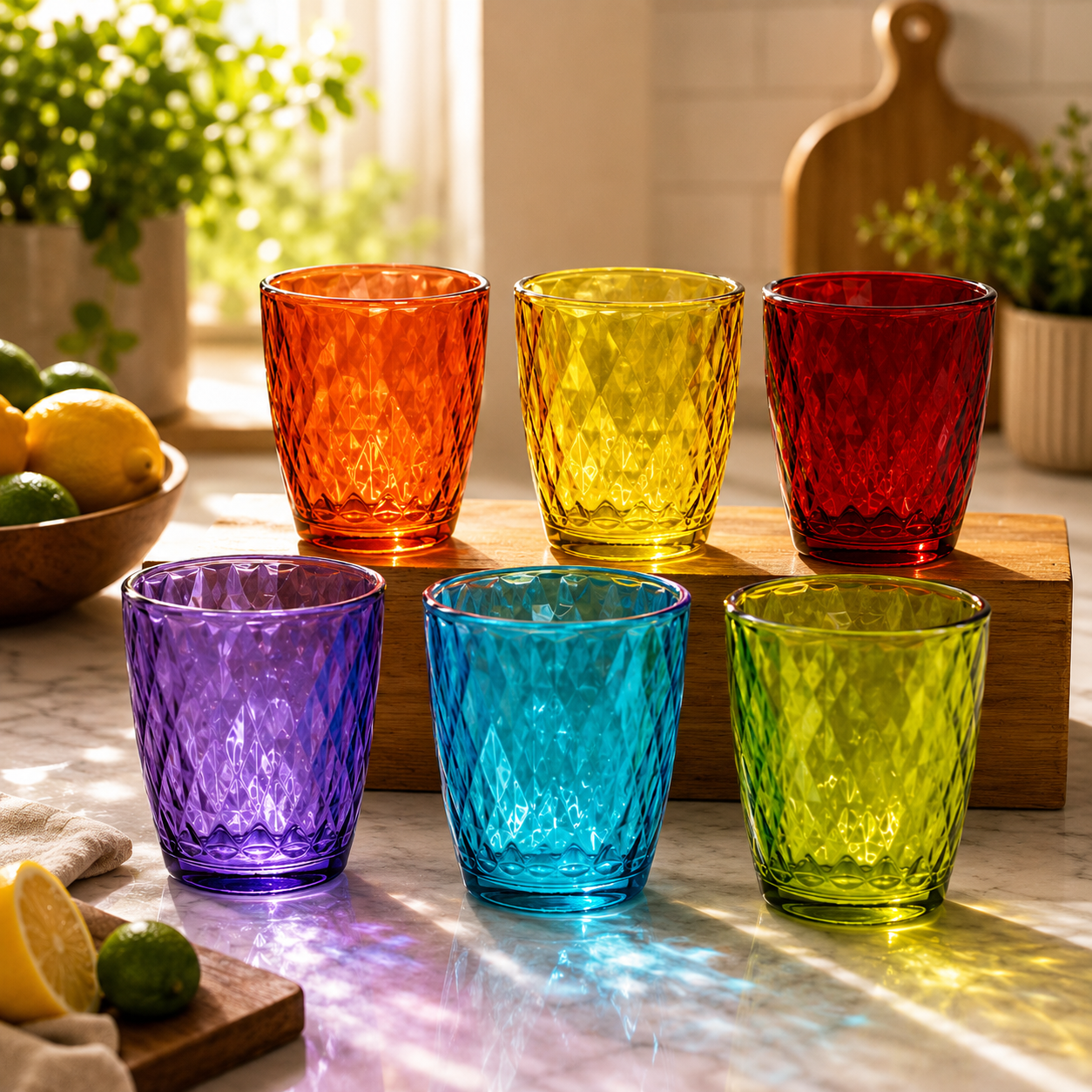 Tognana Glass Cups 6-Piece