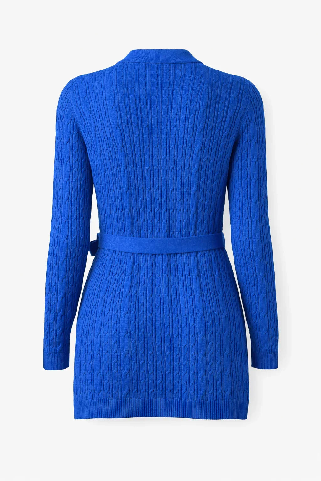 LANDS' END Cotton Cable Knit Slim Fit Long Cardigan - Gomix Brands Outlet