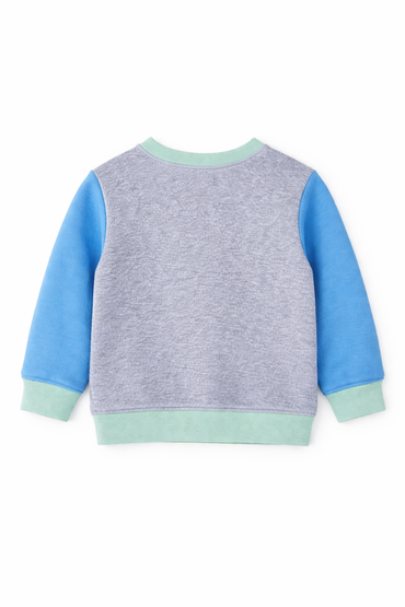 Cat & Jack Gray Toddler Boy Fleeced Sweatshirt
