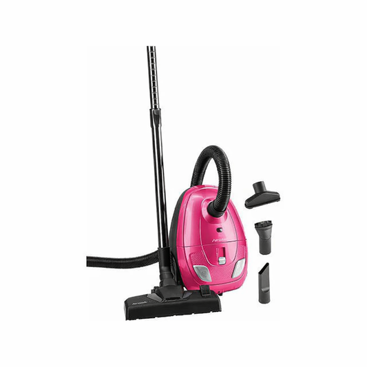 Hanseatic VCB35B15C-1J7W-70 Pink Bagged Canister Vacuum Cleaner for Home