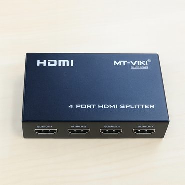 MT-VIKI 4-Port HDMI Splitter: Connect 1 Source to 4 Displays