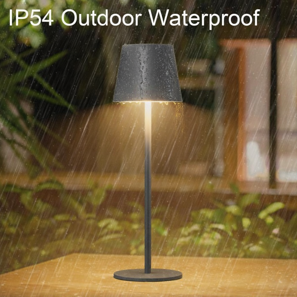 Howskys 2-Pack Wireless LED Dimmable Table Lamp