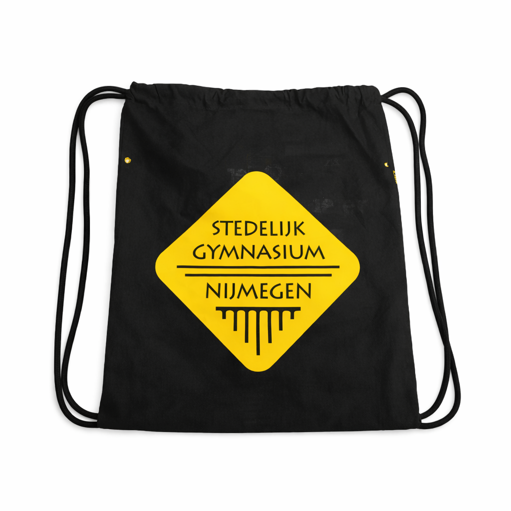 Black Drawstring Backpack
