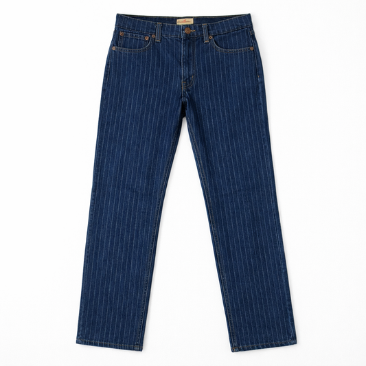 Levi's 511 Pinstripe Slim Stretch Jeans Medium Washed Blue