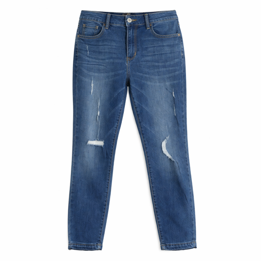 Arizona Jean Co Women’s Blue High Waist Ankle Slim Jeans