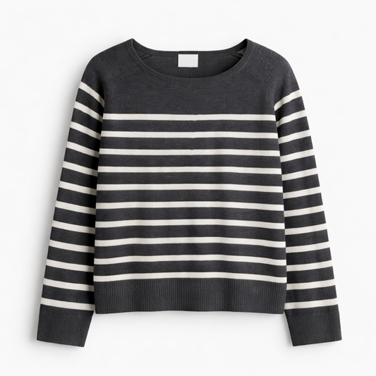 H & M striped sweater with a simple, classic design