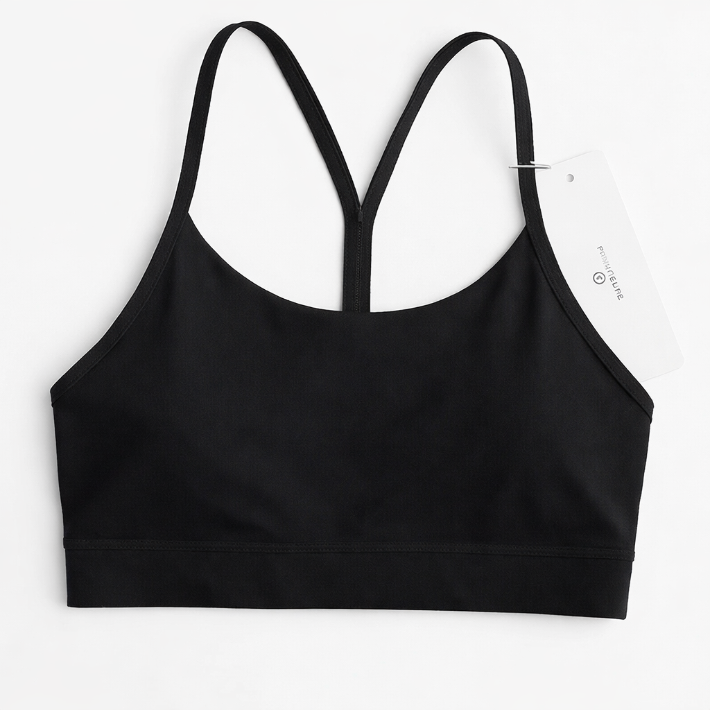Butterluxe Light Support Y-Back Spaghetti Yoga Sports Bra