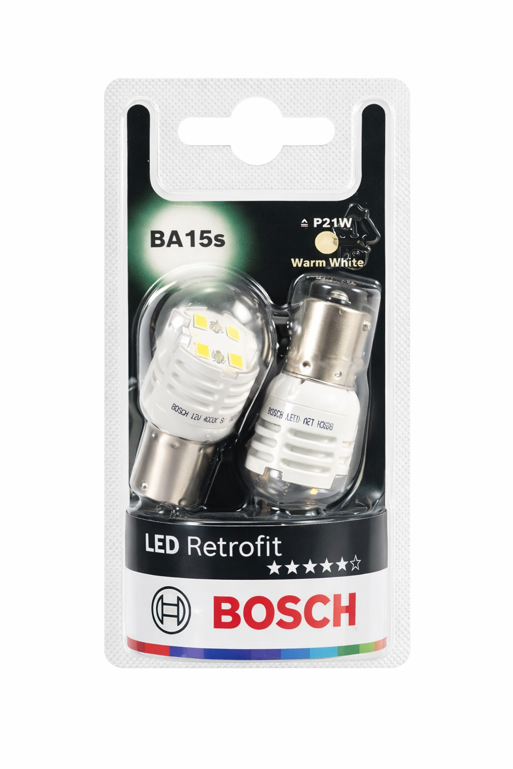 Bosch LED Retrofit P215W 12V Bay15D Double Contact Warm White