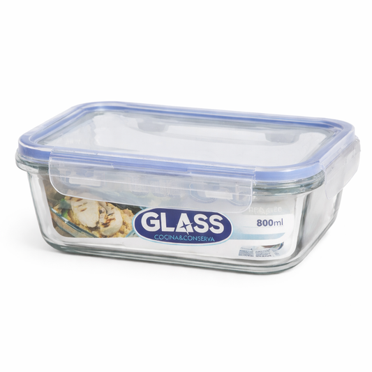 800 ml Rectangular Glass Food Storage Container