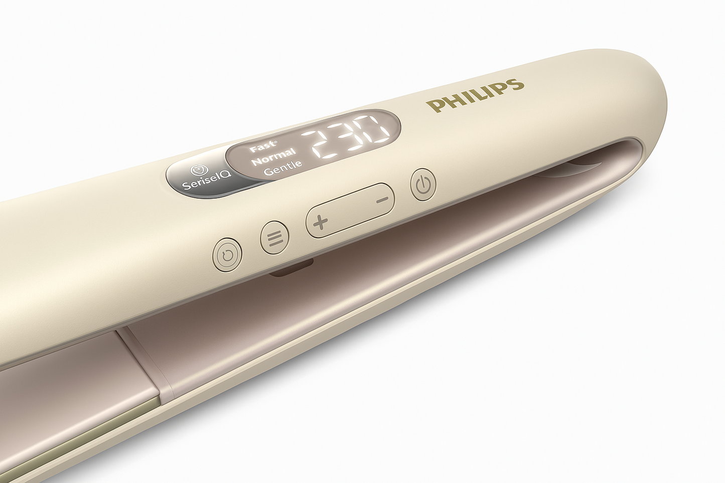 Philips 8000 Series Straightening Iron - SplitStop Technology, Warm Beige BHS838/00