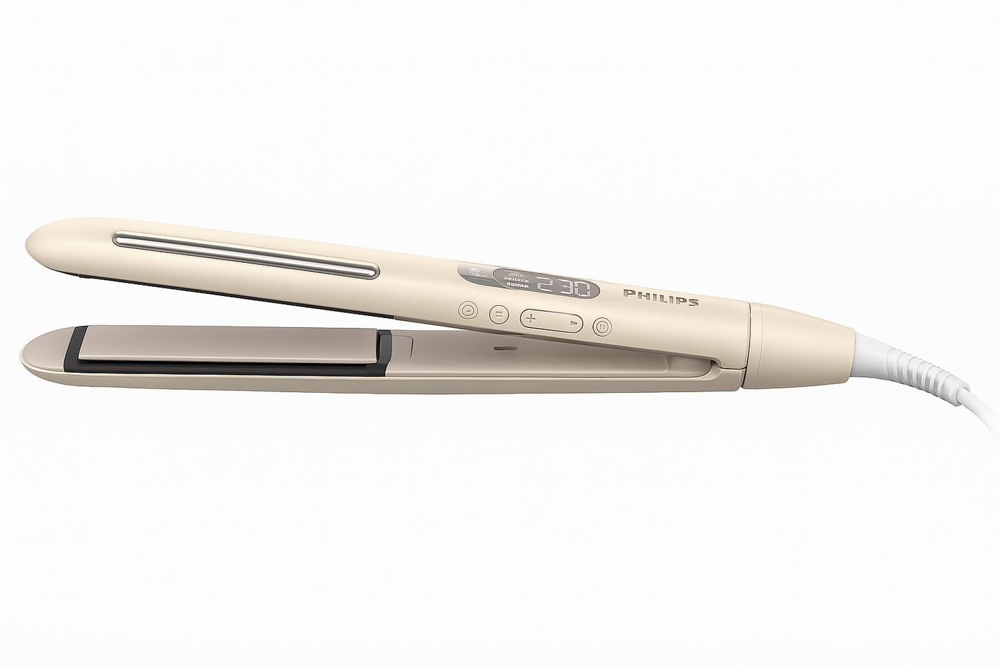 Philips 8000 Series Straightening Iron - SplitStop Technology, Warm Beige BHS838/00