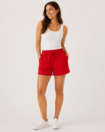 Esmara Women's Sweat Shorts High Waist Side Pockets