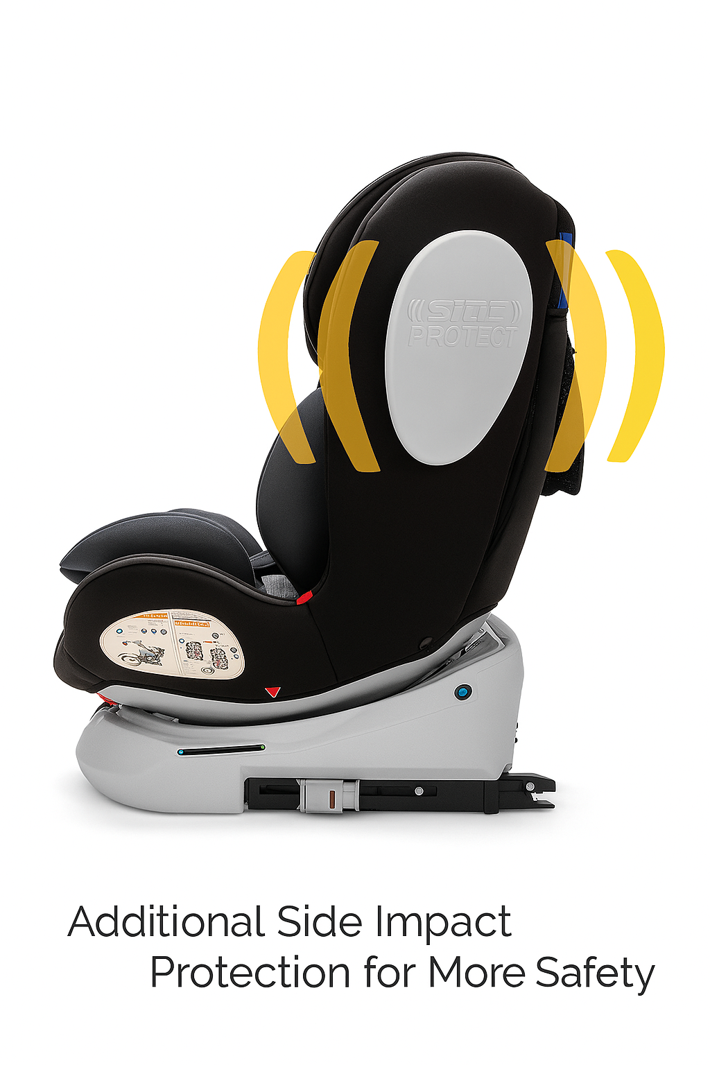 Osann Four360 Car Seat with Isofix, 0-36 kg, Black