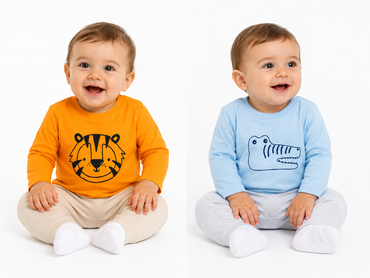 Lupilu 2 Pack Kids Long Sleeve Shirts Cotton