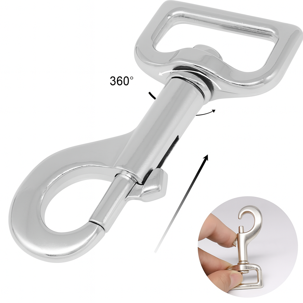 Durable Reflective Dog Leash with Dual Handles for Control