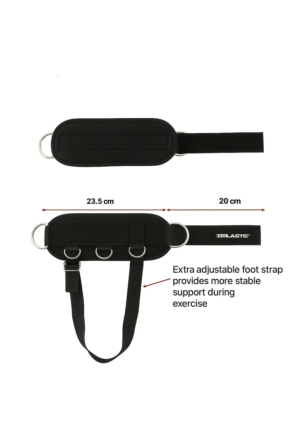 Zenlete Ankle Straps for Cable Machine Workouts, 1 pc - Gomix Brands Outlet