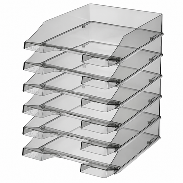 HAN Classic desk drawer transparent grey (PACK OF 6)