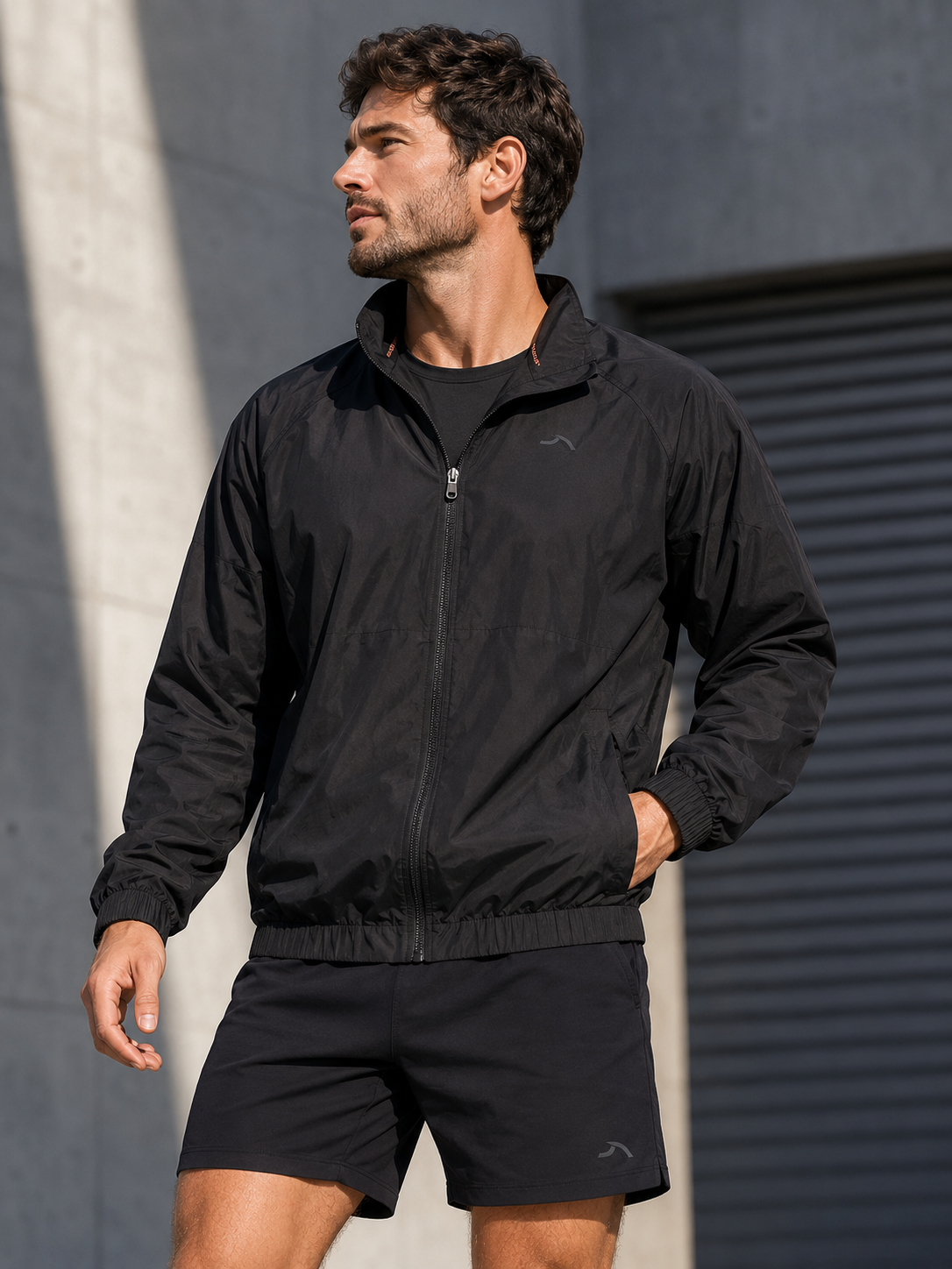 Crivit Men's Functional Jacket Water-Repellent
