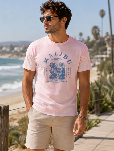 Livergy Men's Cotton T-Shirt with Print