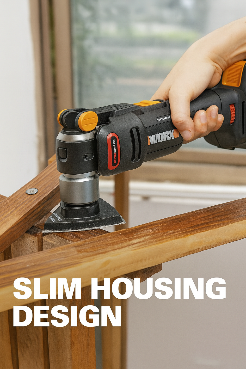 WORX Nitro 20V Cordless Sonicrafter: Brushless Multi-Tool for Cutting, Sawing, Grinding