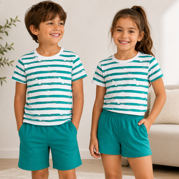 Lupilu Kids' Short Pyjama Set Striped