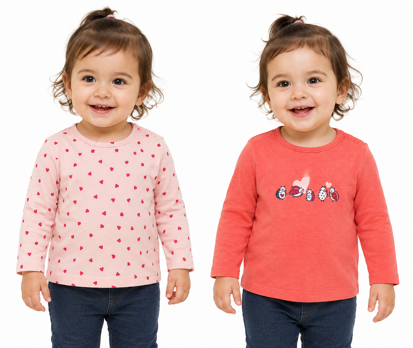 Lupilu Baby Long Sleeve Bodysuit Multicolor