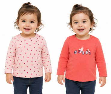 Lupilu Baby Long Sleeve Bodysuit Multicolor