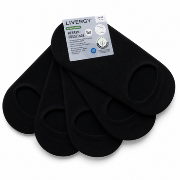 Livergy Socks 5-Pack Comfortable Men's Cotton Footwear