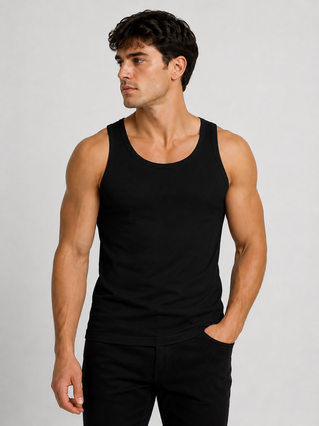 Esmara Men Men's Undershirt 5-Pack Cotton Blend