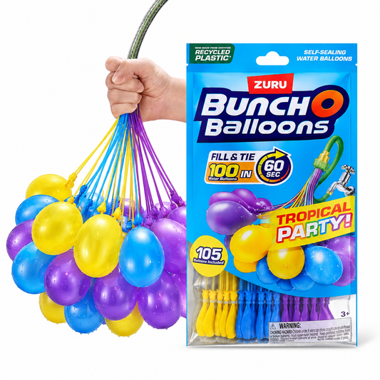 Bunch O Balloons Tropical Party Self-Sealing Water Balloons