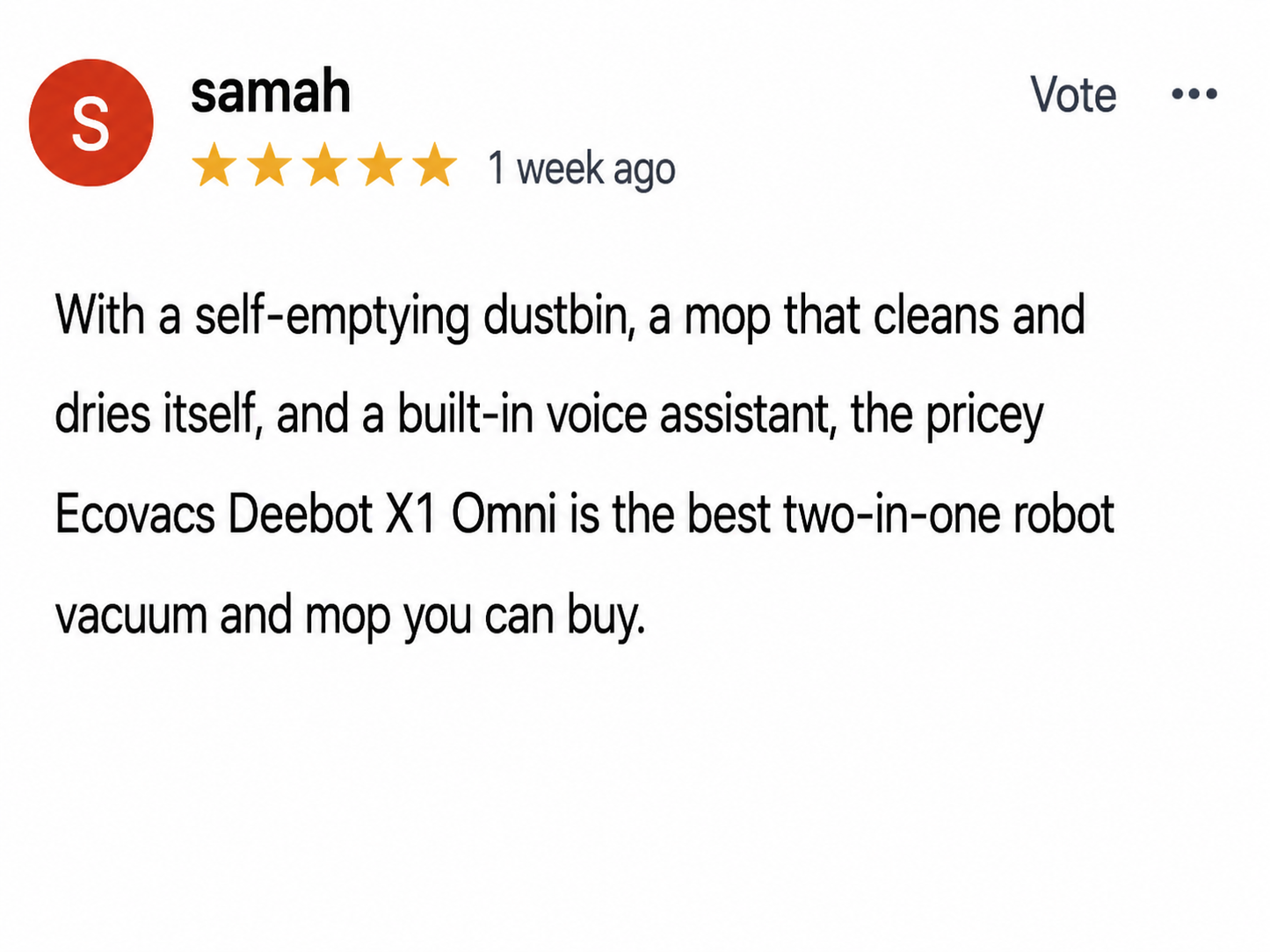ECOVACS DEEBOT X1 OMNI All-in-One Robot Vacuum & Mop