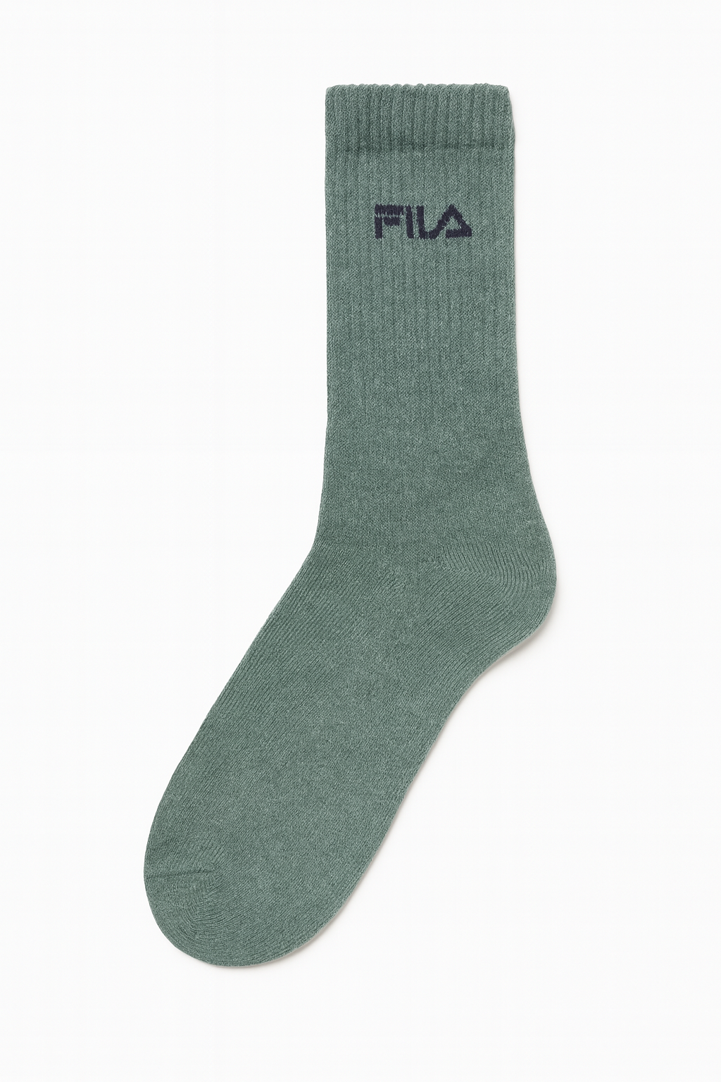 Fila Unisex Crew Tennis Socks 6-Pack: Colorful Ribbed Athletic Performance
