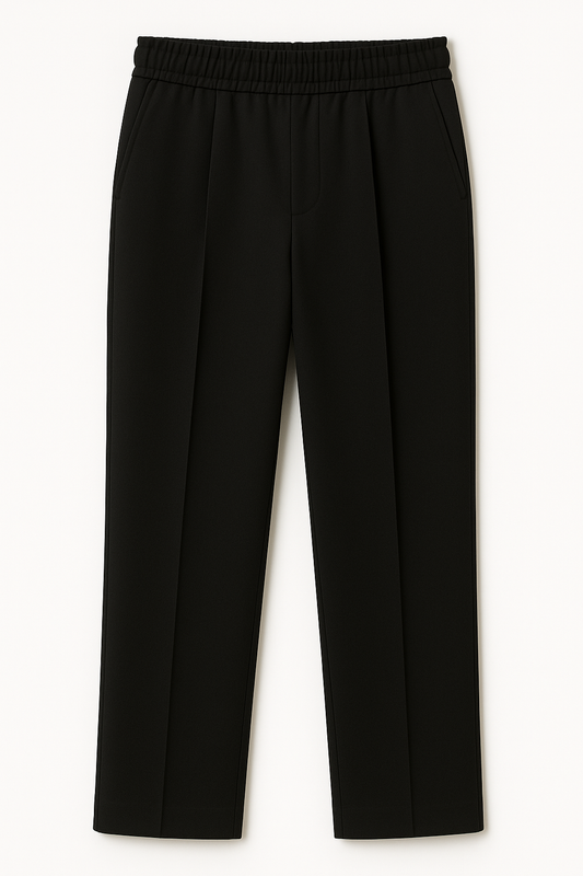 Bershka Men's Modern Wide-Leg Trousers: Comfortable, Stylish, Relaxed Fit Pants