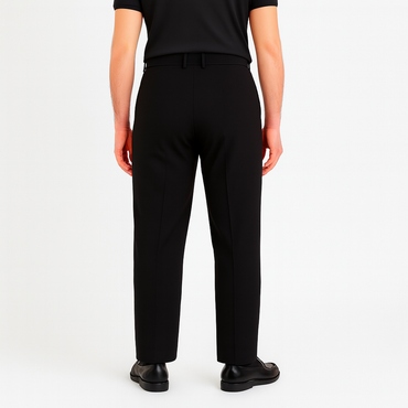 Anne Weyburn High‑Rise Stretch Straight‑Leg Men Pants