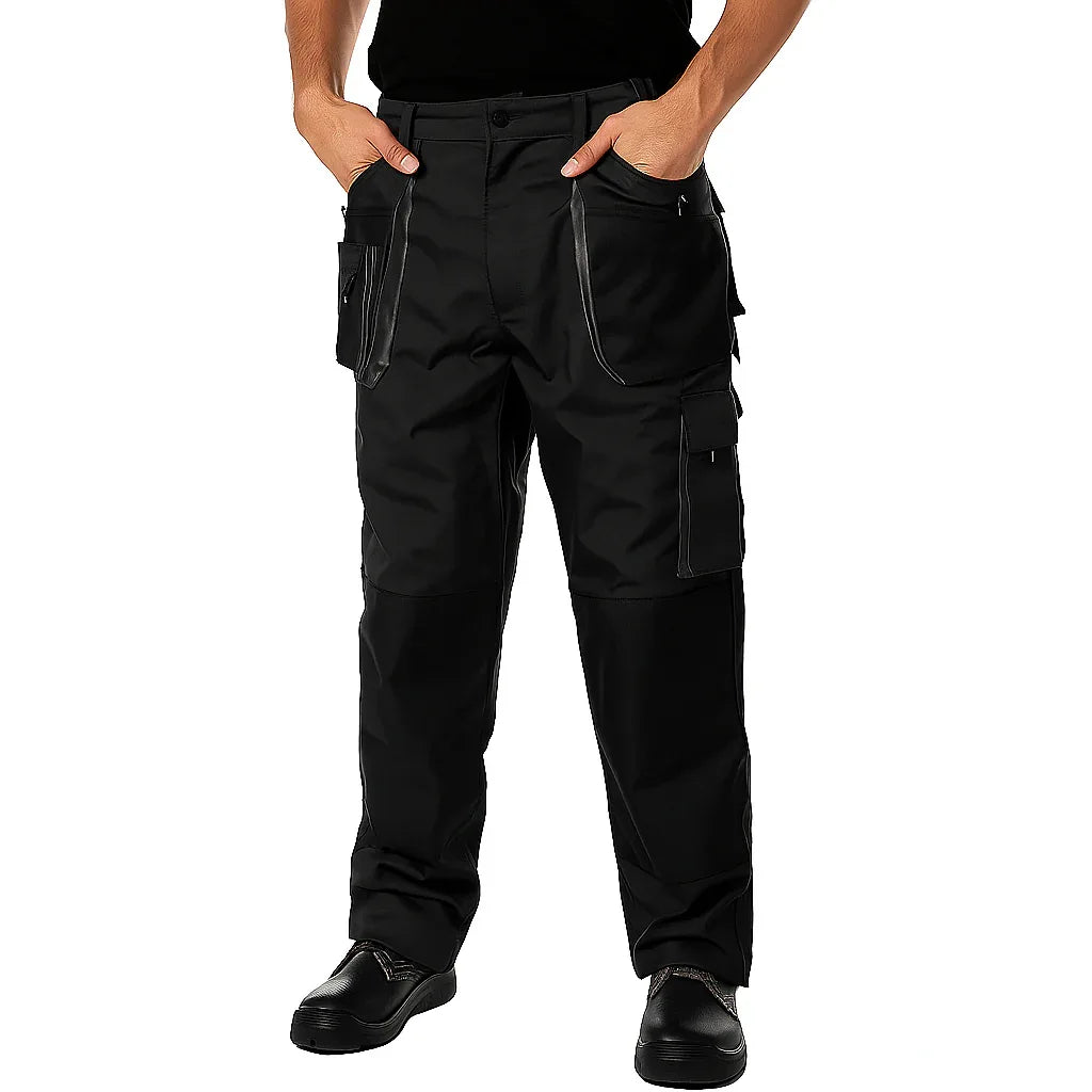 Mazalat Men's Durable Work Pants with Knee Pockets, Heavy-Duty Cargo Trousers - Gomix Brands Outlet